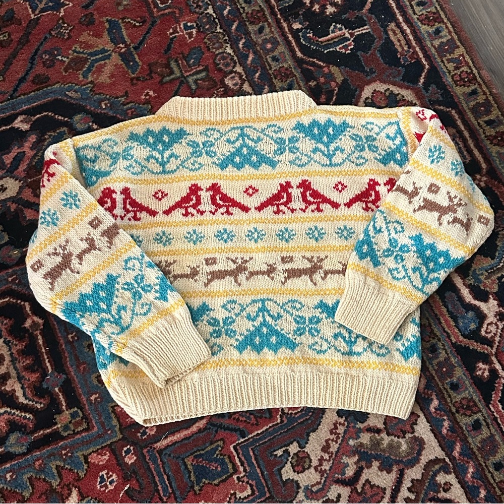 🎅🏼Vintage chunky knit Christmas sweater
